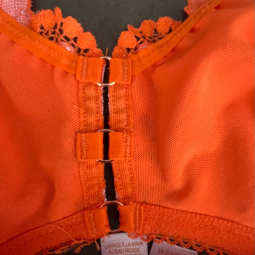 Savage X Fenty Bra XL See Size Chart “Perfect Poppies” Lace Bralette Sold Out - Picture 4 of 12